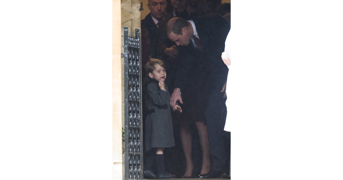 Prince and His Candy Cane on Christmas Day 2016 POPSUGAR