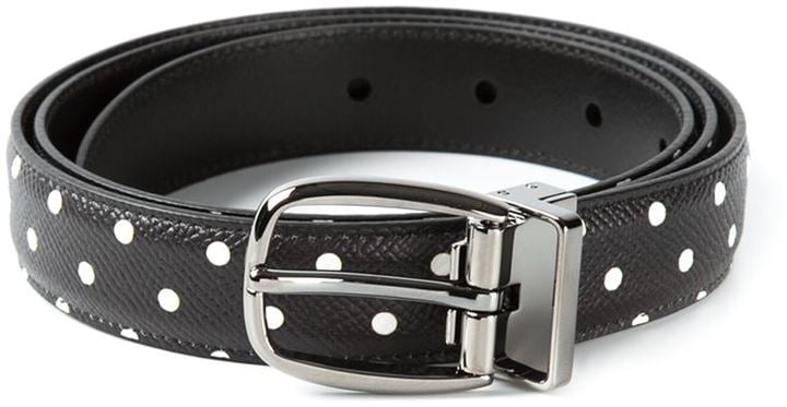 Dolce & Gabbana Polka Dot Print Belt ($255, originally $425)