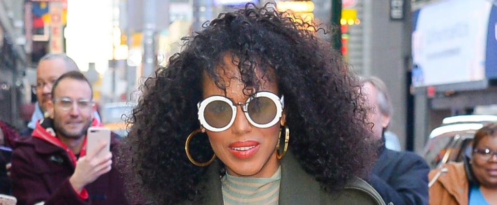 Kerry Washington Wears Her Curls 4 Different Ways in 1 Day