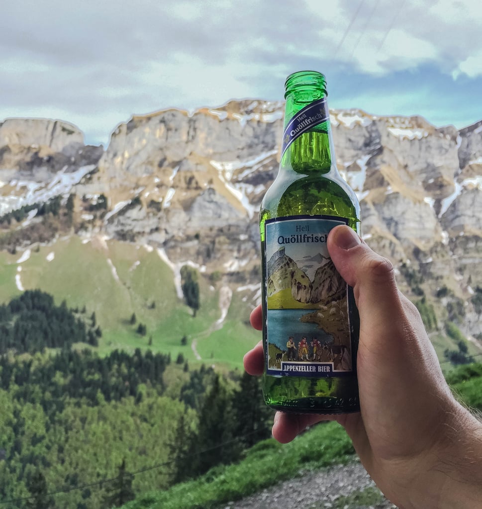 With a full belly and balanced mind, what better way to top off this incredibly unique experience than to sip on a local brew and marvel at Switzerland's unmistakable majesty.