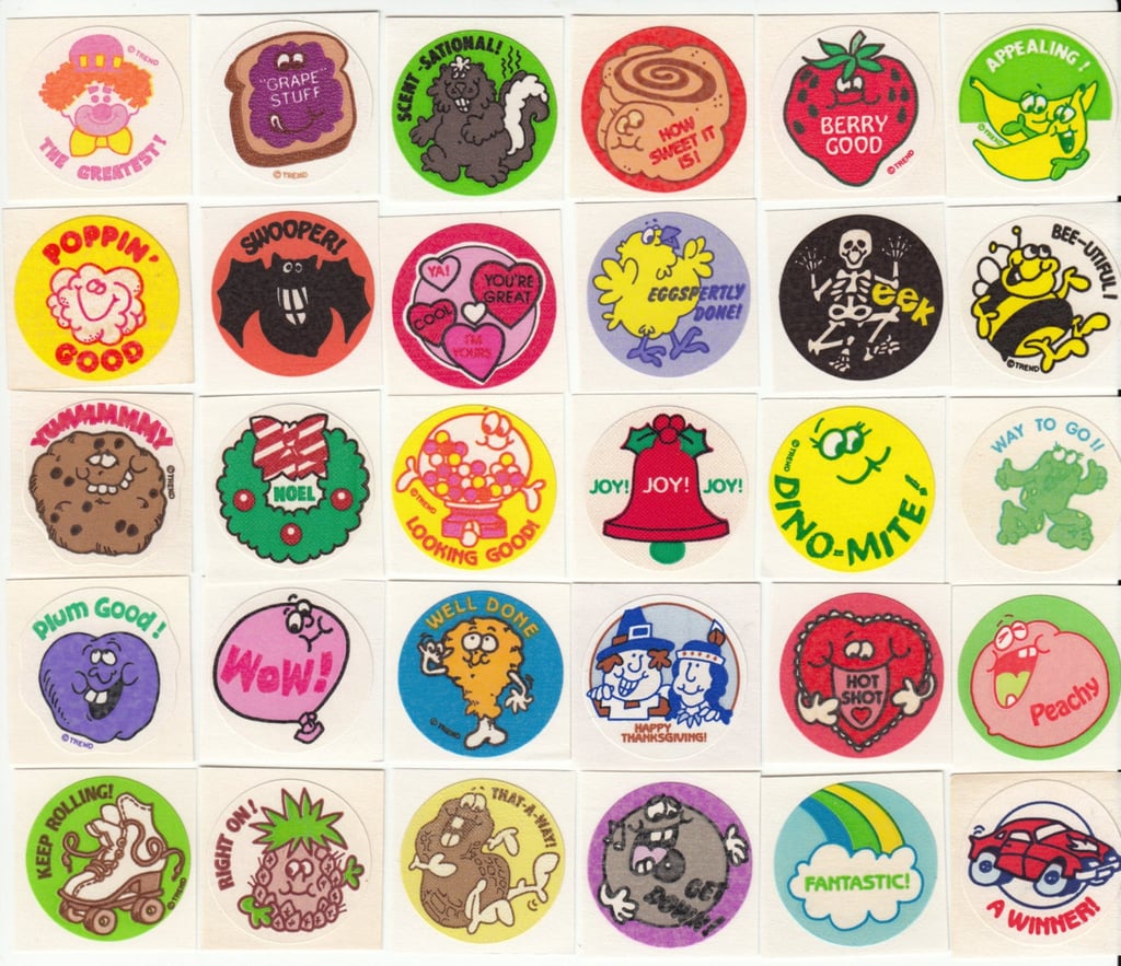 scratch and sniff stickers