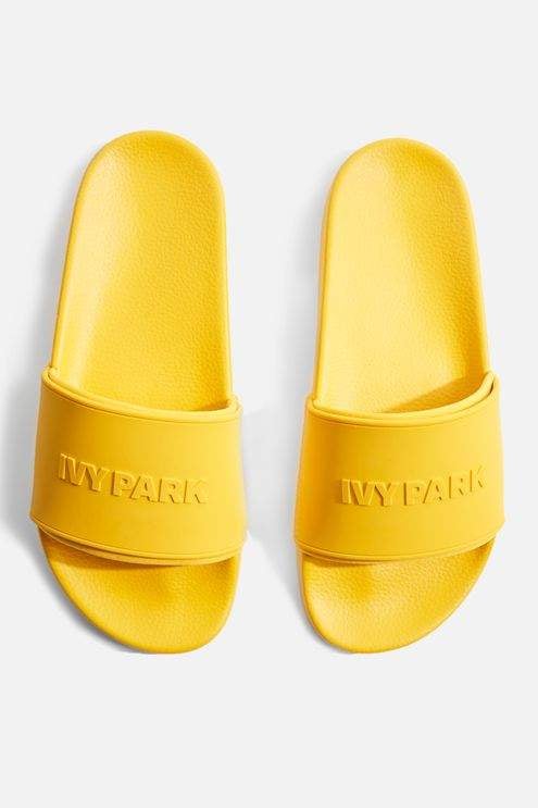 ivy park sliders white