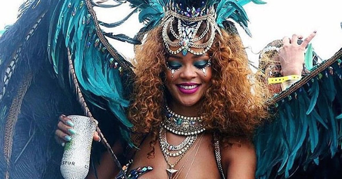 Rihanna Carnival Festival Barbados August 2015 Popsugar Celebrity