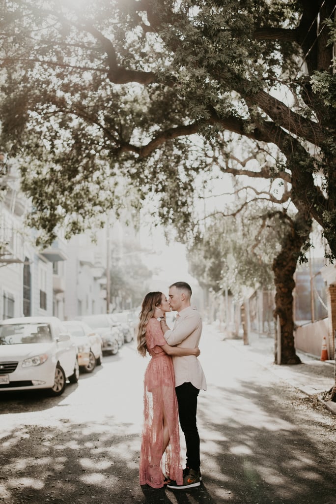 Champagne and Candy Engagement Shoot