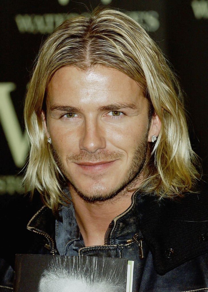 David Beckham | Male Celebrities With Long Hair | POPSUGAR Beauty Photo 11