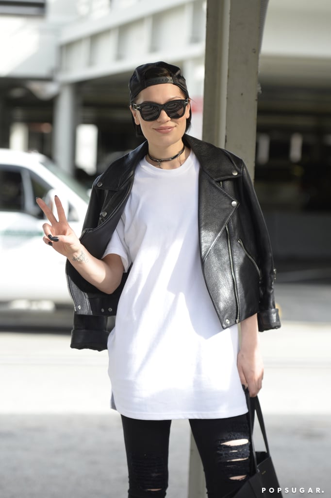Jessie J attended Art Basel on Tuesday in Miami, FL.