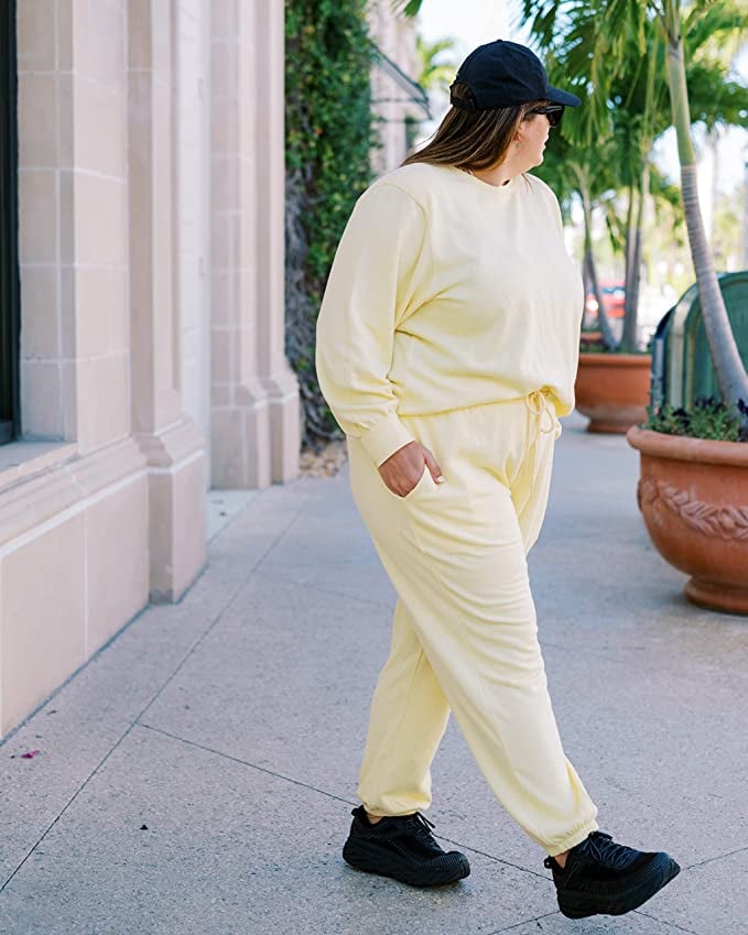 A Cosy Sweatsuit: Amazon The Drop x Katie Sturino Butter Jogger Pant and Crew Neck Sweatshirt