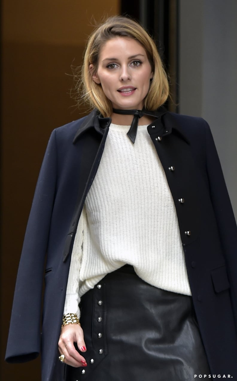 Olivia Palermo's New Choker Sort of Looks Like a Neck Scarf