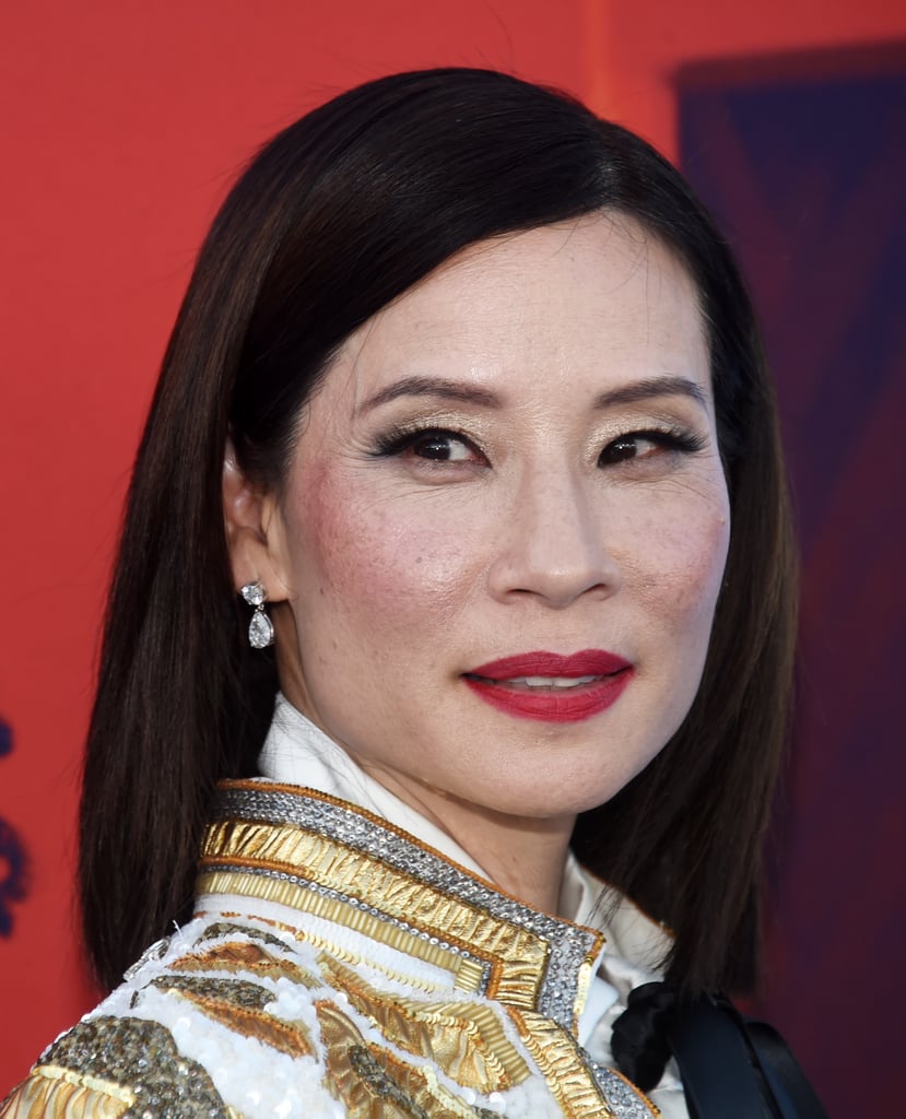 '80s Blush Trend on Lucy Liu