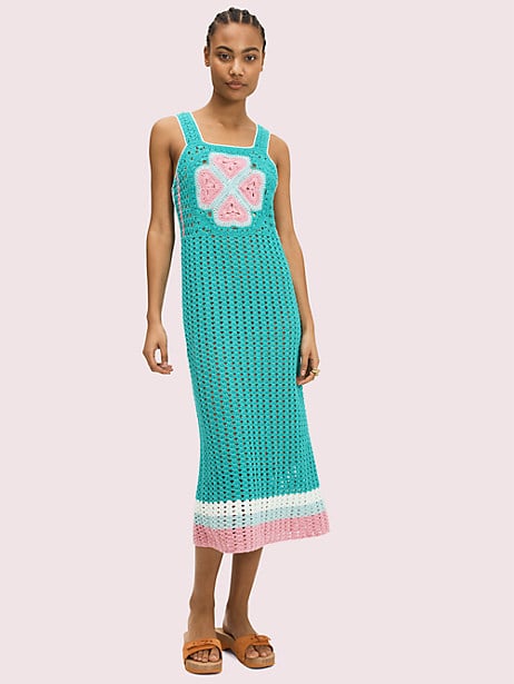 Kate Spade New York Spade Flower Crochet Dress