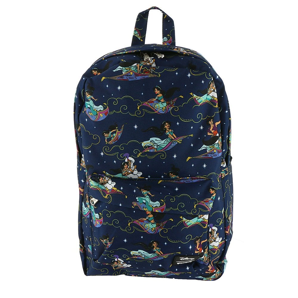 Loungefly Aladdin Magic Carpet Ride Print Backpack Best Disney