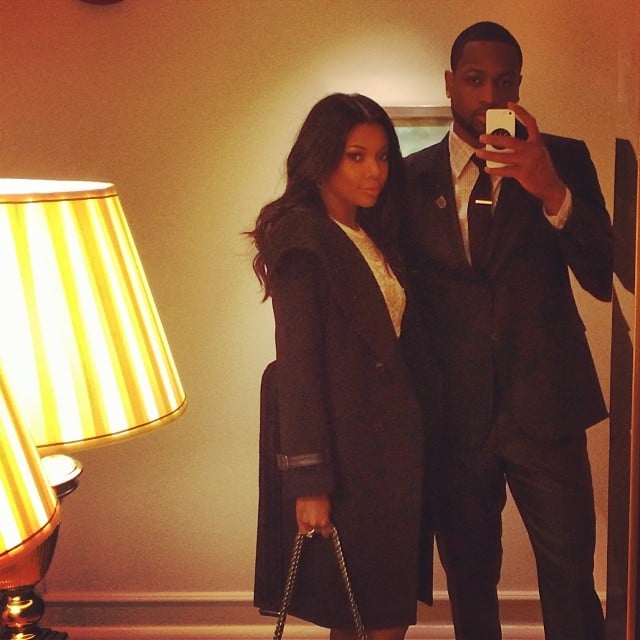 Dwyane Wade and Gabrielle Union snapped a selfie before heading to the White House.
Source: Instagram user dwyanewade
