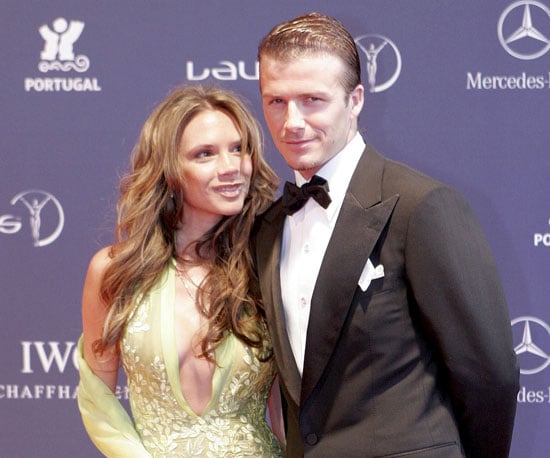 Victoria checked David out at the Portuguese Laureus World Sports Awards in May 2005, a month after their son Cruz was born.