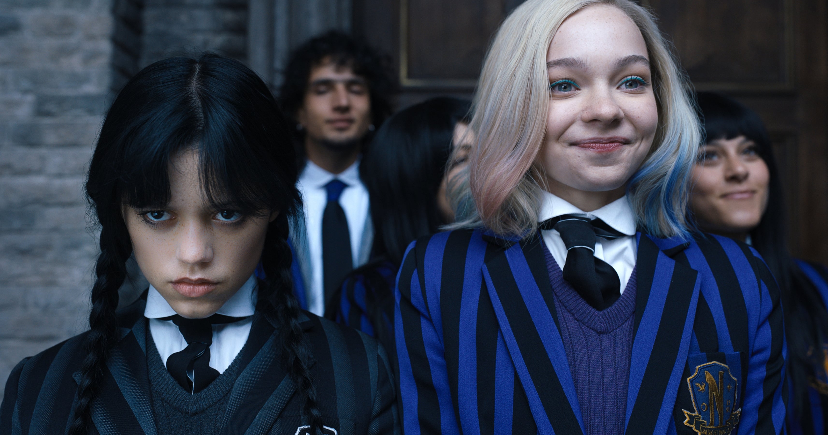 Jenna Ortega & Wednesday cast break character in Netflix blooper reel