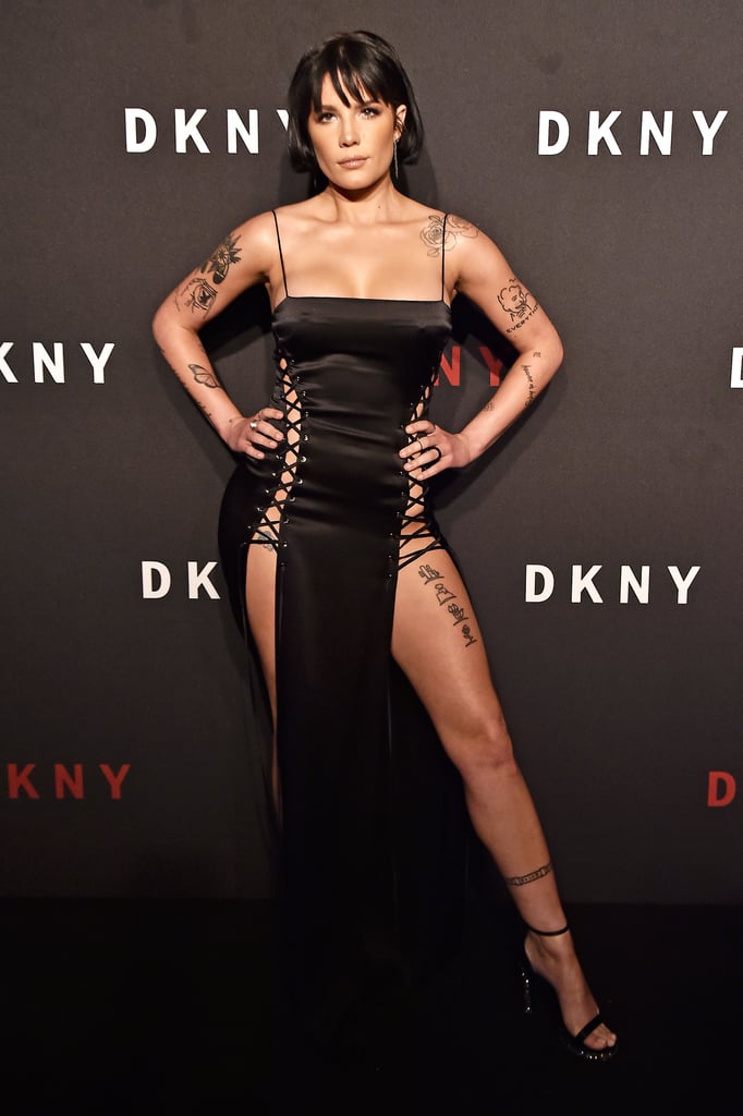 Halsey knows how to turn up the heat! The 24-year-old singer is known for her insanely steamy music videos, but she's just as sexy off screen. Whether she's rocking out on stage or she's strutting her stuff on the red carpet, she always knows how to make heads turn with her appearances. Seriously, if you thought her bikini photos were hot, then you better grab a fan and prepare yourself! 

    Related:

            
            
                                    
                            

            Halsey Is 1 of the Most Entertaining Celebs on Instagram — Check Out Her Best Snaps