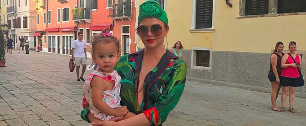 Chrissy Teigen Venice Outfits