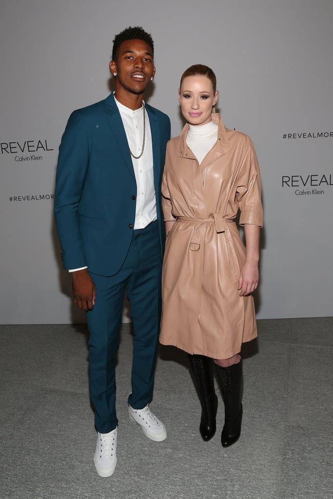 Iggy Azalea and Nick Young attended a launch party for Calvin Klein's Reveal in NYC on Monday.
