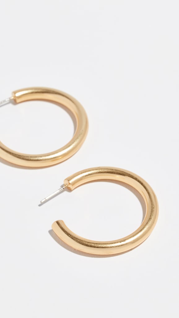 Madewell Medium Chunky Hoop Earrings