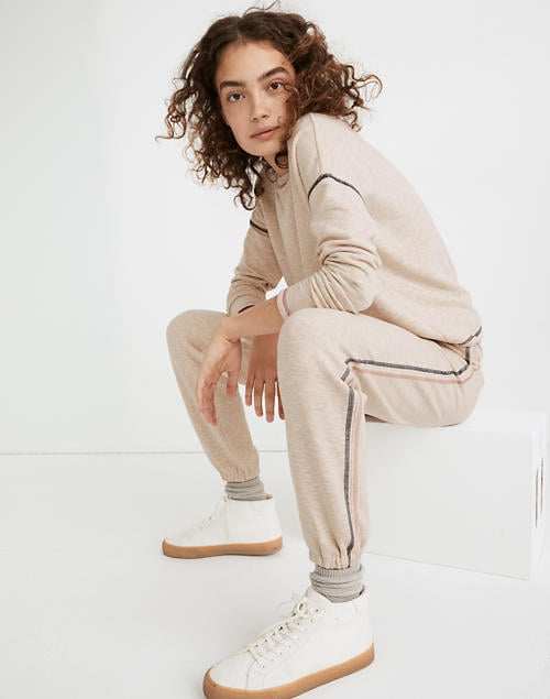 MWL Superbrushed Contrast-Stitched Easygoing Sweatpants