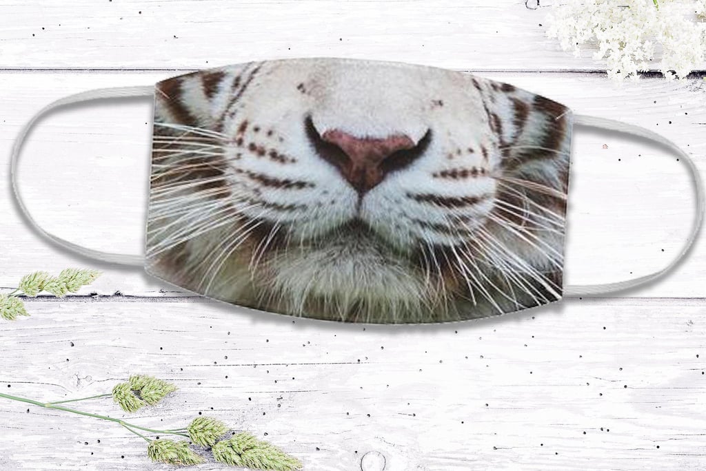 Tiger Adult Face Mask | Best Animal Face Masks | POPSUGAR Smart Living