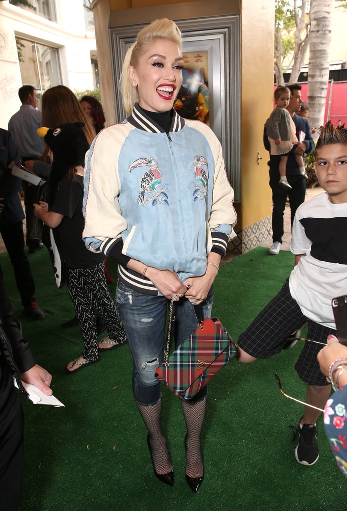 Gwen Stefani and Blake Shelton at Angry Birds LA Premiere