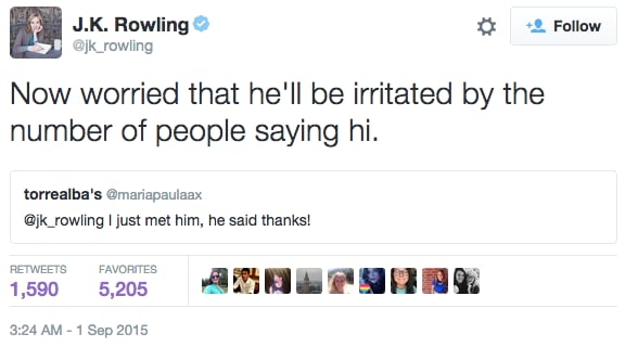 Seriously. Stop freaking him out.