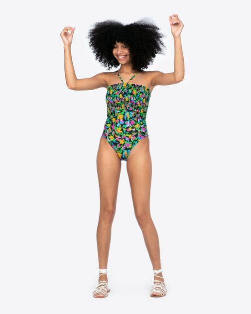 Tanya Taylor Kendra Smocked One Piece