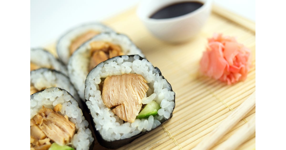 Chicken Teriyaki And Avocado Sushi Roll Calories In Sushi Popsugar Fitness Australia Photo 5