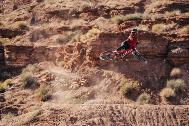 Vinny Armstrong whips at Red Bull Formation 2019 in Virgin, Utah, USA 6-14 October, 2019. // Paris Gore / Red Bull Content Pool // SI202103310619 // Usage for editorial use only //