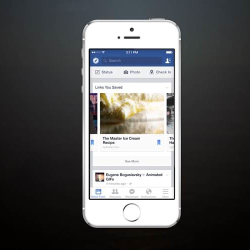 Facebook Save Feature