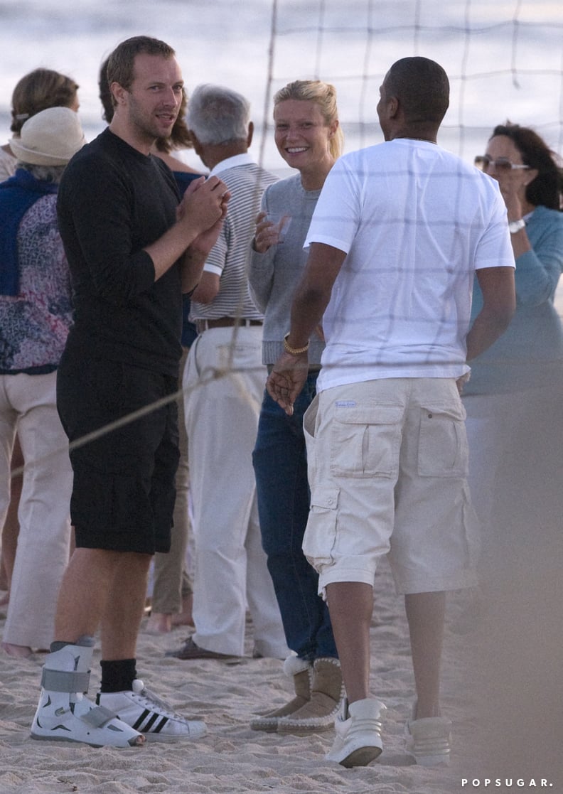 When they partied on the beach in 2010 with Jay Z.