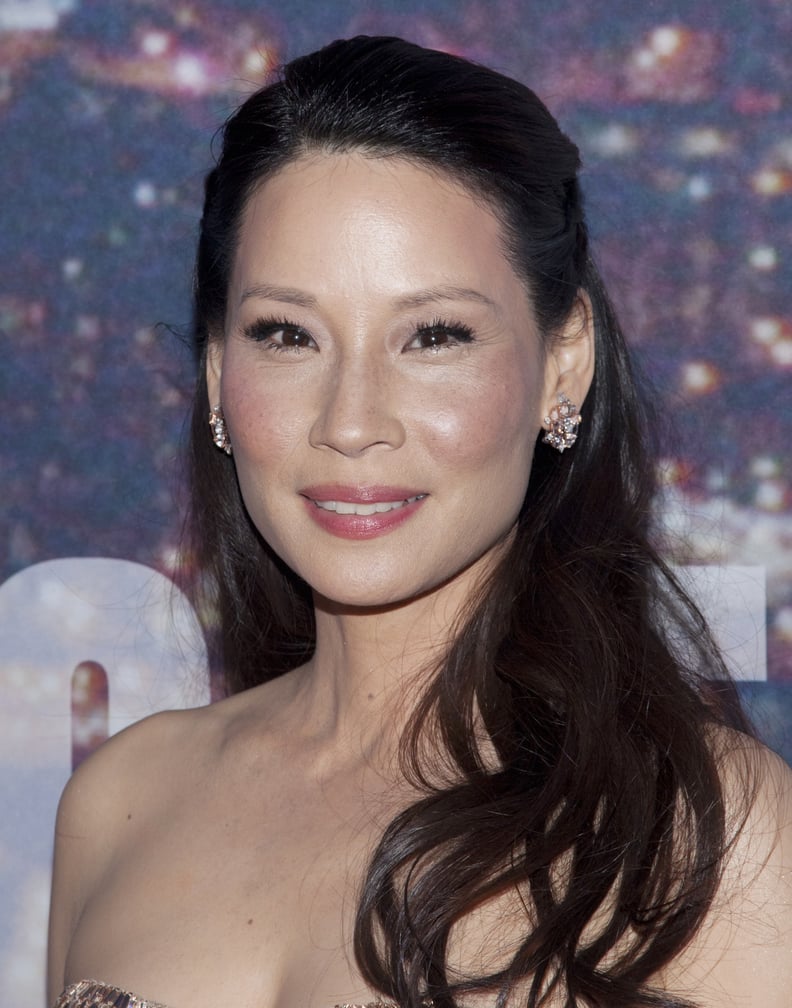 Lucy Liu Half Updo