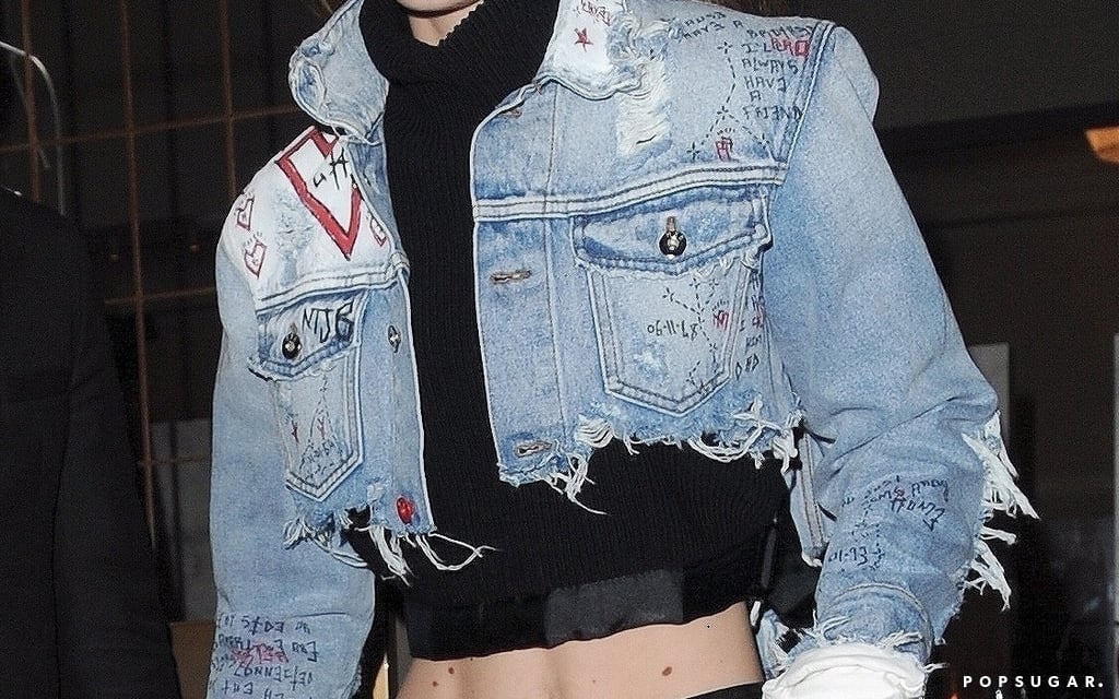 Gigi Hadid's Cropped Denim Jacket