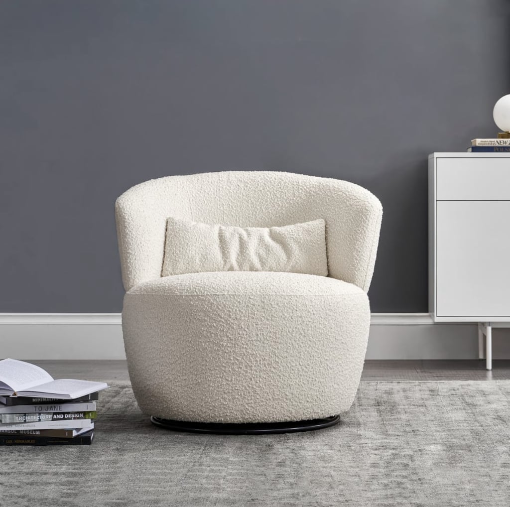 A Scandi-Inspired Swivel Accent Chair