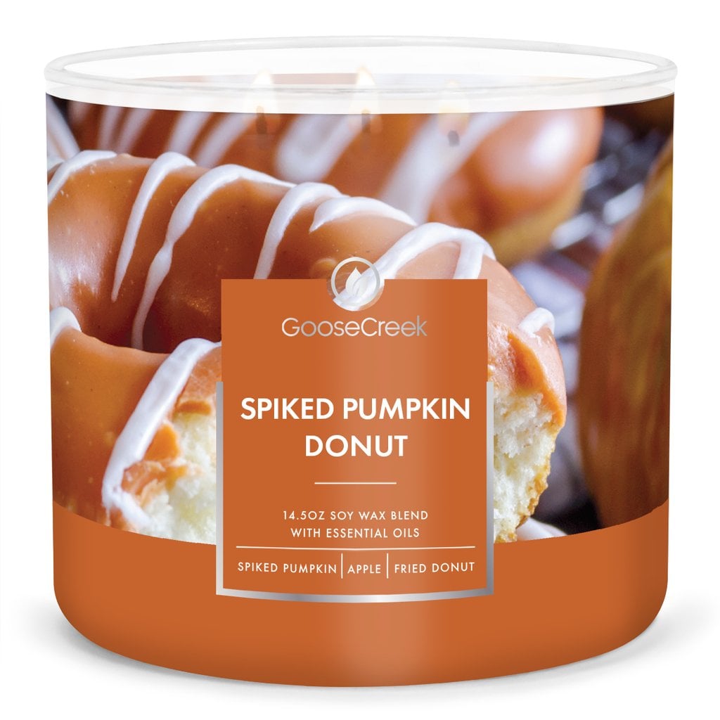 Goose Creek Spiked Pumpkin Donut Large 3-Wick Candle