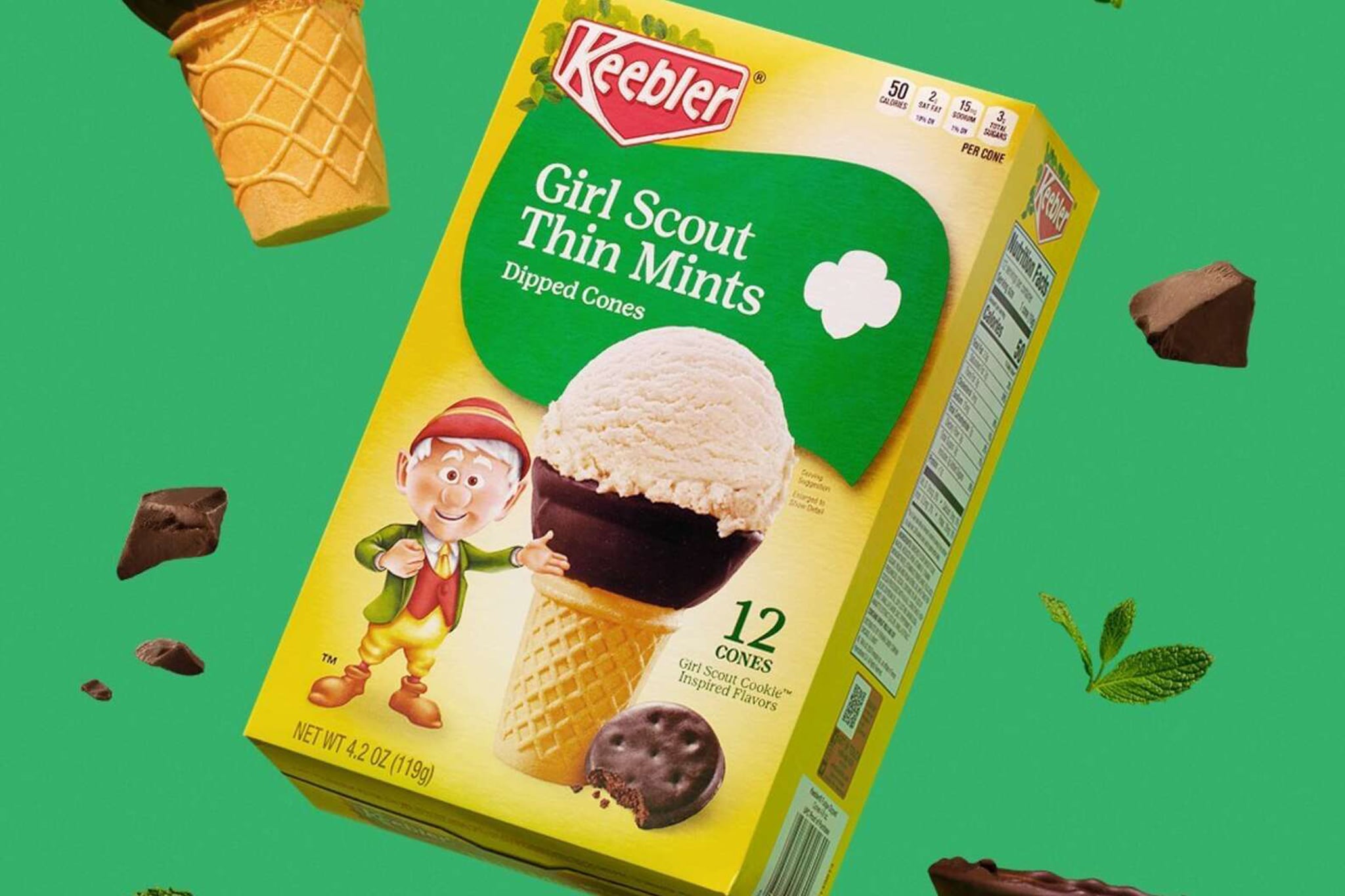 Girl Scout Thin Mint Dipped Cones Are Here For Summer ...