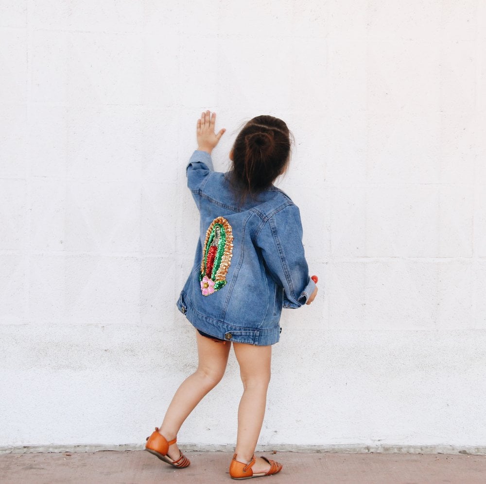 Hija de tu Madre Virgencita Jacket For Kids ($65)