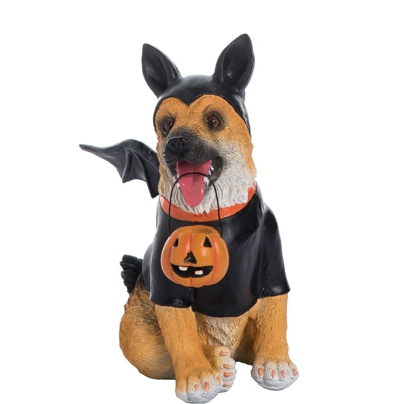 Ralph Resin Halloween Dog Figurine