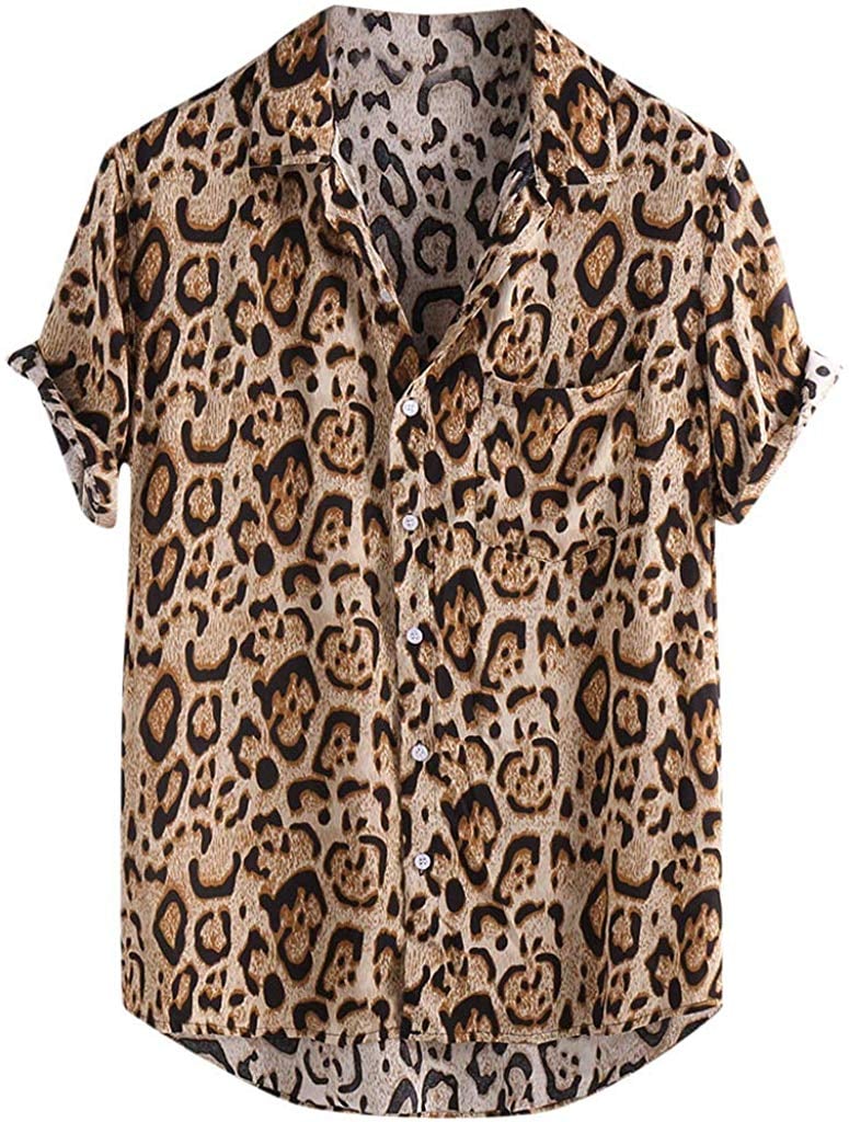 Men's Leopard Print Shirt
