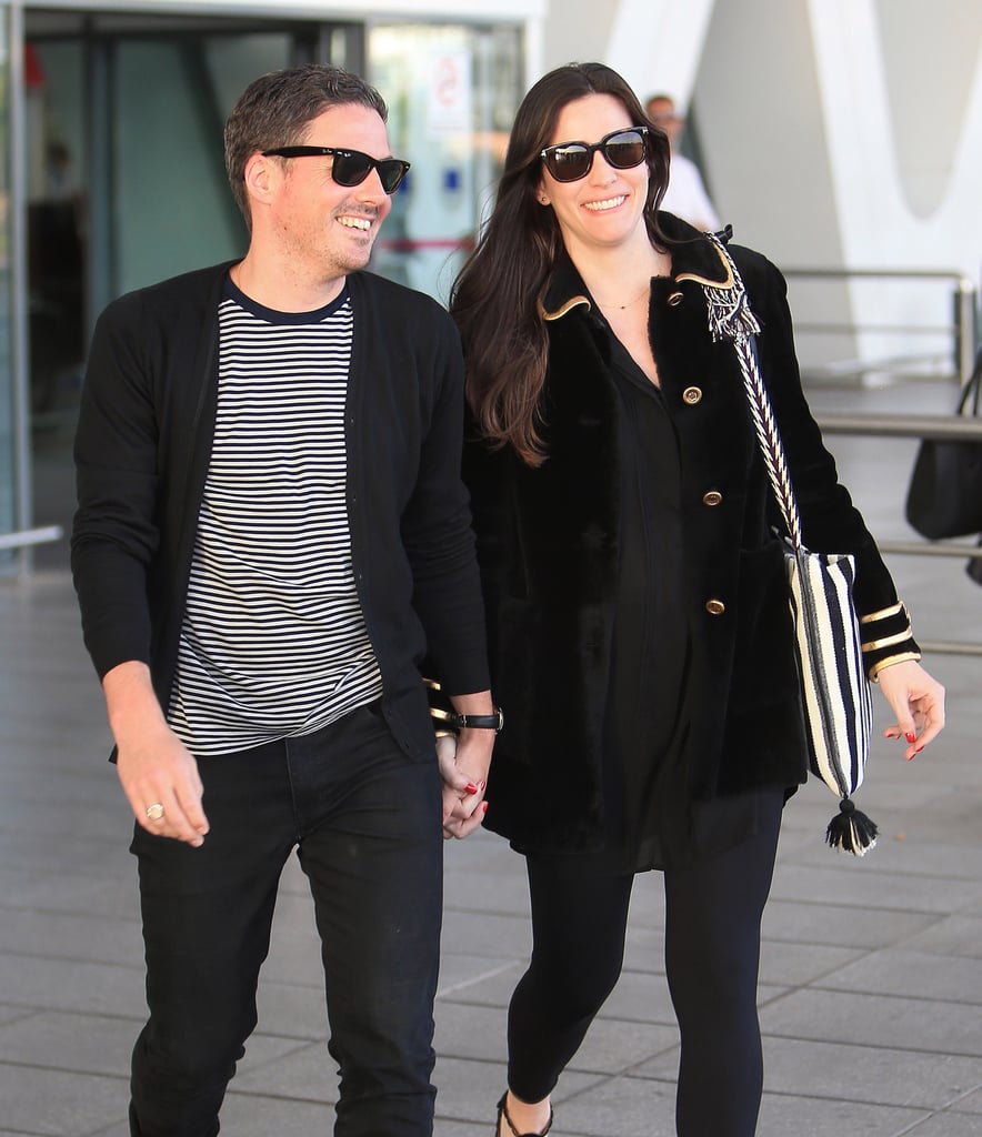 Liv Tyler and fiancé David Gardner touched down in Marrakech on Friday.