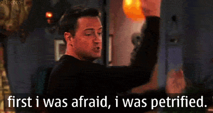 When He Shows His More Dramatic Side | Chandler Bing Lines ...