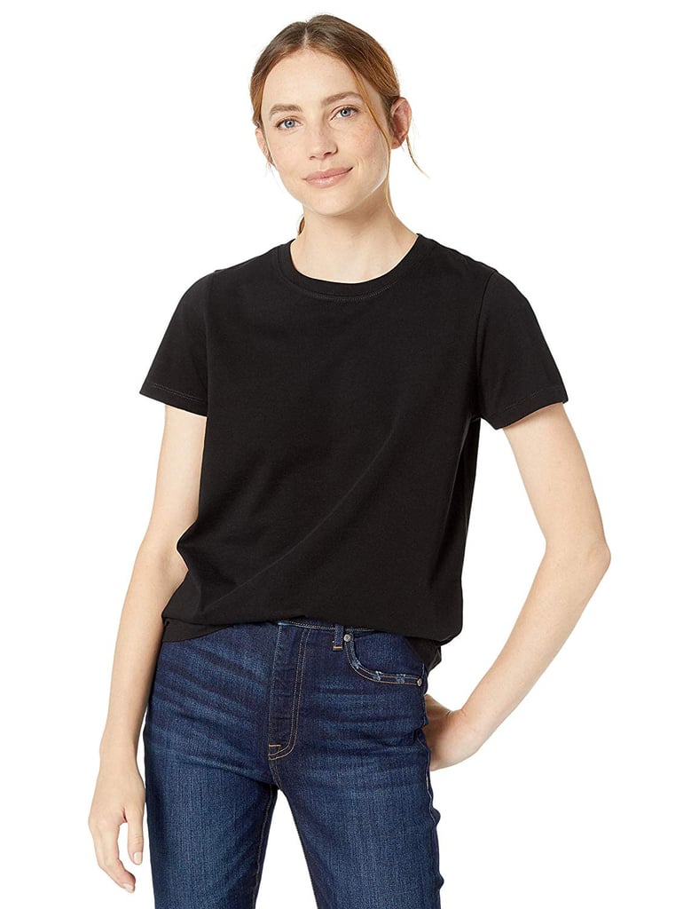 The Drop Women's Courtney Short Sleeve Tiny Crew Neck Jersey T-Shirt