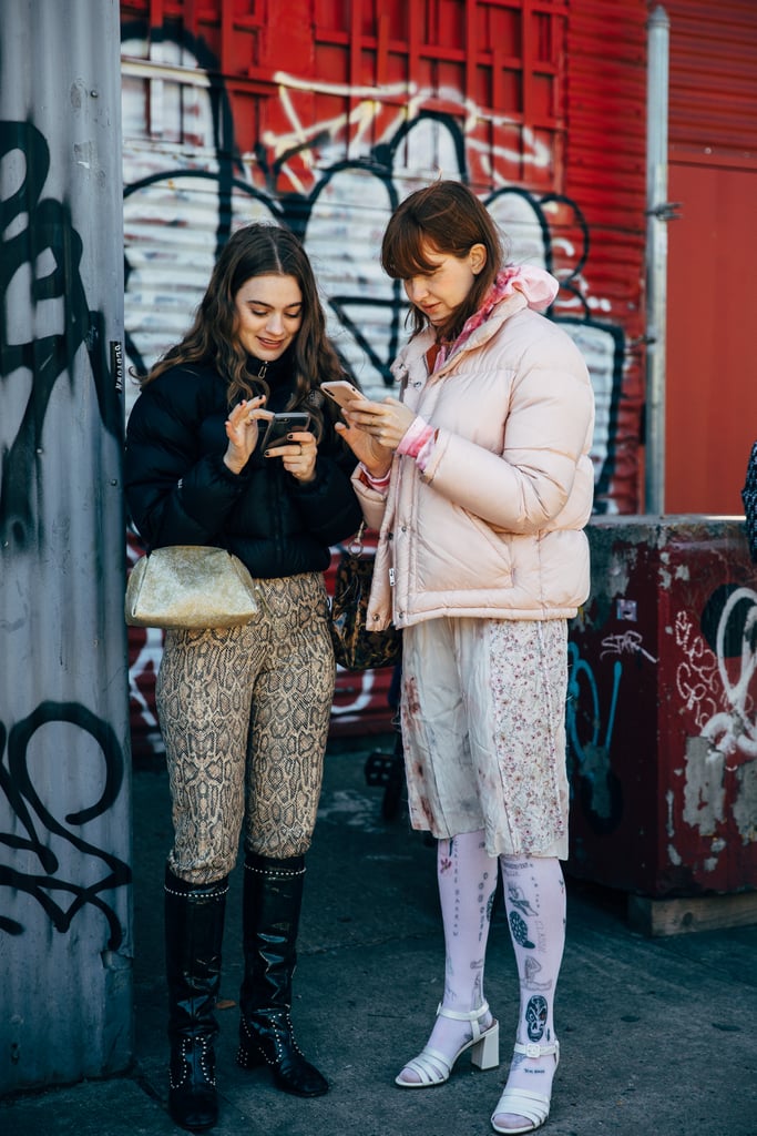 Try tucking leopard skinnies into edgy, studded knee-high boots. | How ...