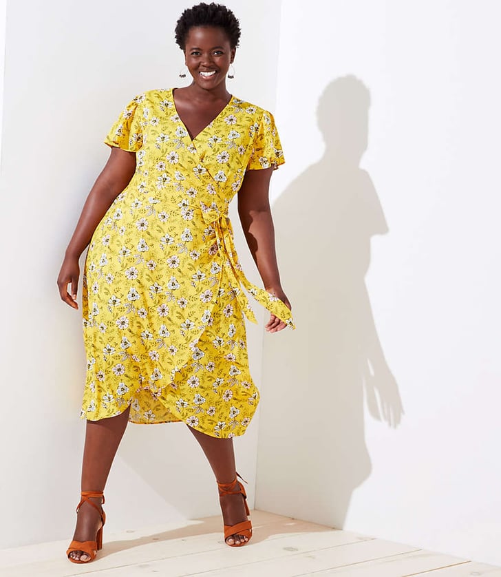 Loft plus hot sale wrap dress