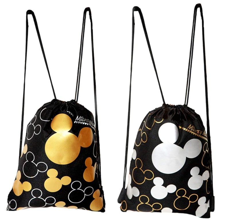 A Gym Bag: Disney Mickey Mouse Drawstring Backpack 2 Pack