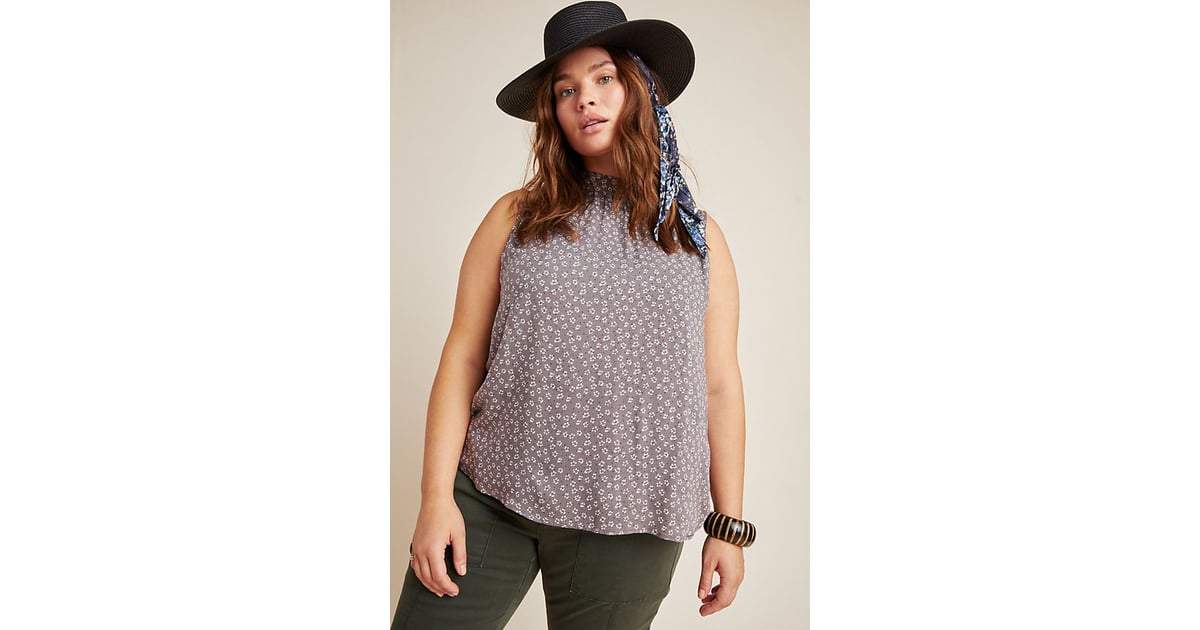 Cloth Stone Liana Blouse Anthropologie S New Line For Curvy