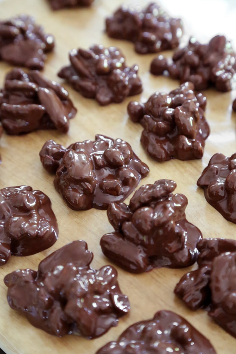 Crockpot Chocolate-Nut Clusters