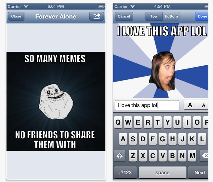 Imgur Brings Its Meme Generation Utility To iPhone With New