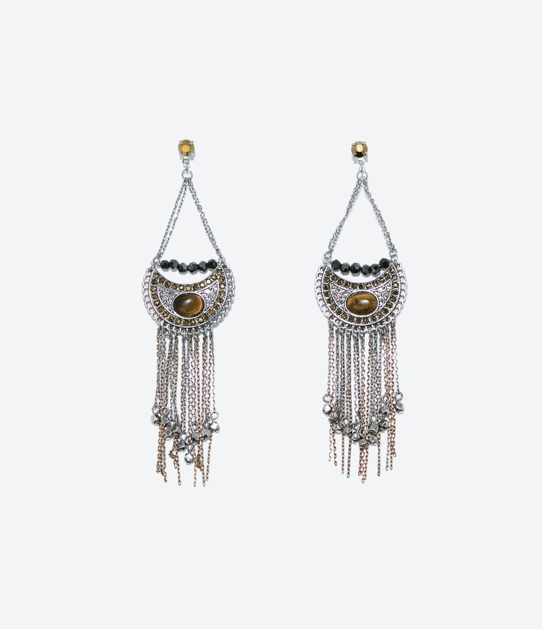Zara Chain Dangling Earrings