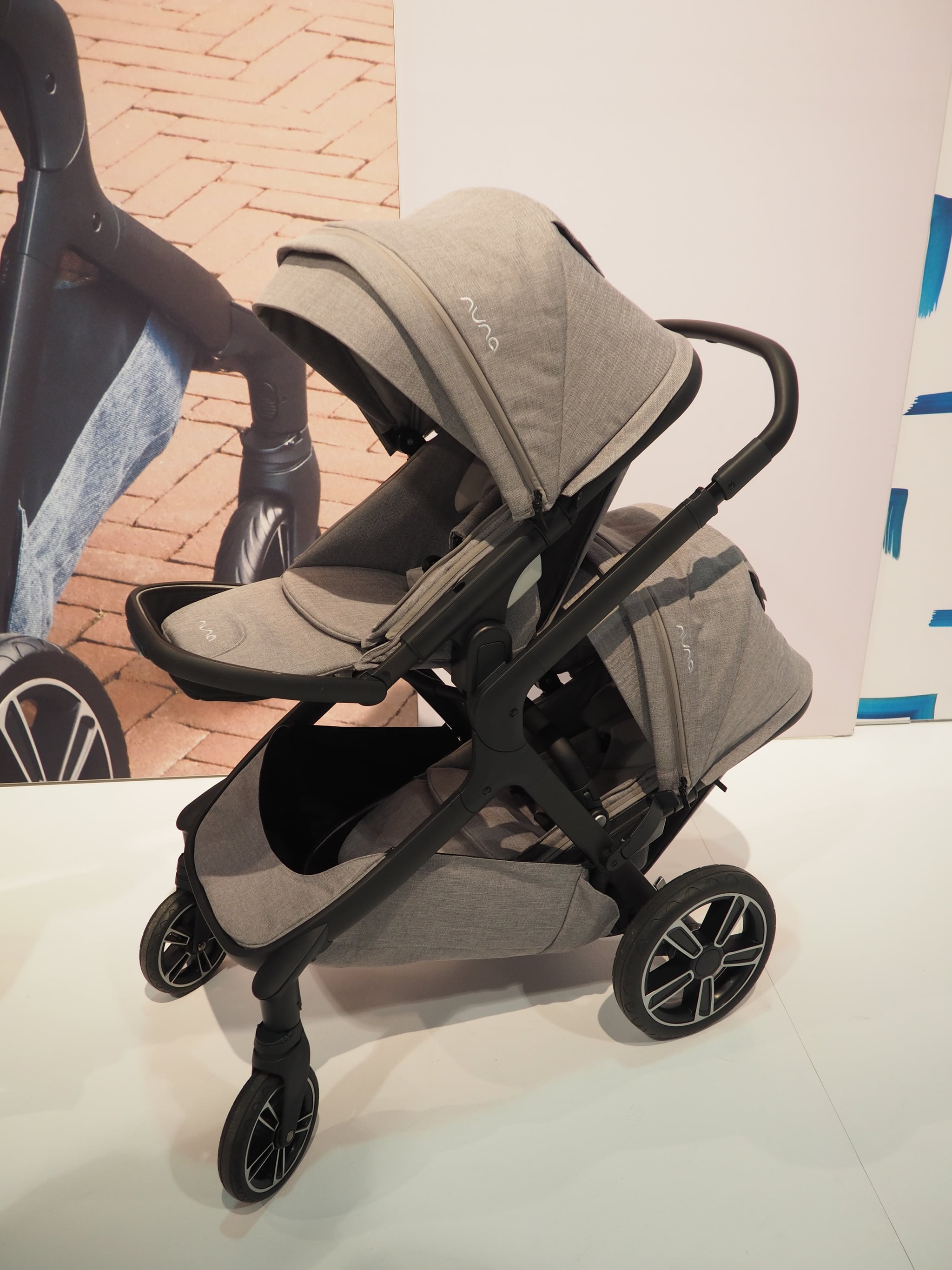 nuna baby double stroller